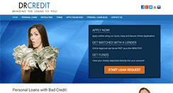 Desktop Screenshot of drcredit.com